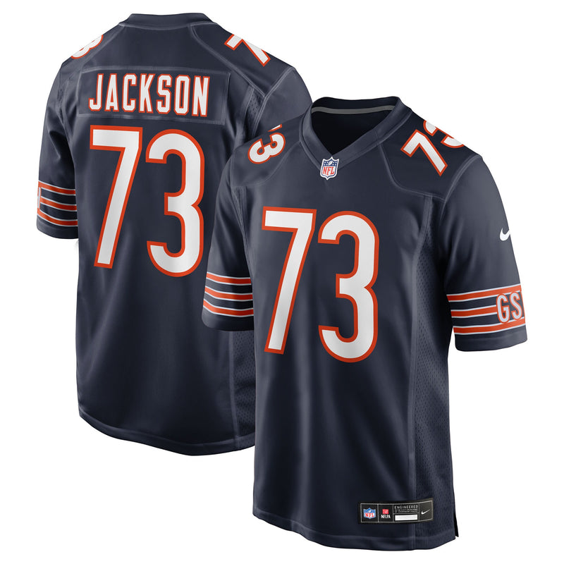 Chicago Bears Jonah Jackson Nike Navy Team Game Jersey