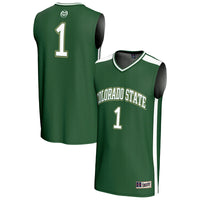 #1 Colorado State Rams GameDay Greats Lightweight Collegiate Basketball Fashion Jersey - Green