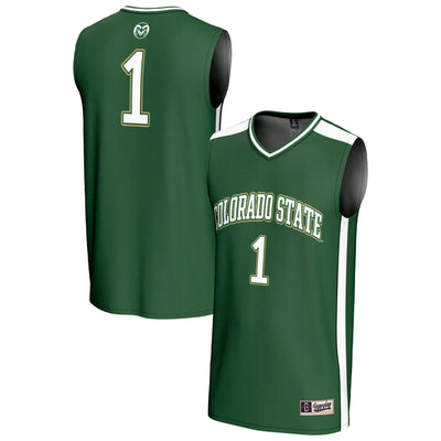 #1 Colorado State Rams GameDay Greats Lightweight Collegiate Basketball Fashion Jersey - Green