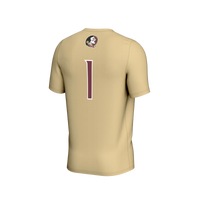#1 Florida State Seminoles GameDay Greats Lightweight Collegiate Soccer Fashion Jersey - Gold