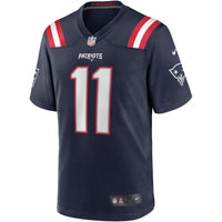 New England Patriots Drew Bledsoe Nike Navy Game Retired Player Jersey