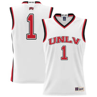 #1 UNLV Rebels GameDay Greats Lightweight Basketball Jersey - White