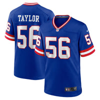 New York Giants Lawrence Taylor Nike Royal Classic Retired Player Game Jersey
