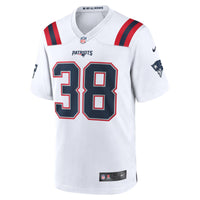 New England Patriots Rhamondre Stevenson Nike White Game Player Jersey