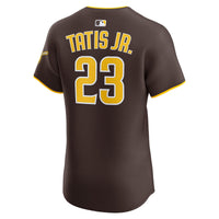 San Diego Padres Fernando Tatis Jr. Nike Brown Road Elite Jersey