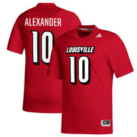 Jaire Alexander Louisville Cardinals adidas Replica Football Alumni Jersey - Red