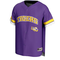LSU Tigers GameDay Greats Spirit Baseball Jersey - Purple