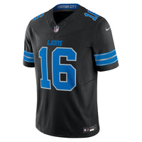 Detroit Lions Jared Goff Nike Black Vapor F.U.S.E. Limited Jersey