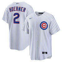 Chicago Cubs Nico Hoerner Nike White Replica Player Jersey