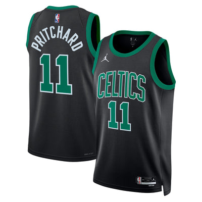 Boston Celtics Jordan Brand Statement Edition Swingman Jersey - Black - Payton Pritchard