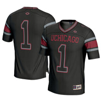 #1 UChicago Maroons GameDay Greats Football Jersey - Black