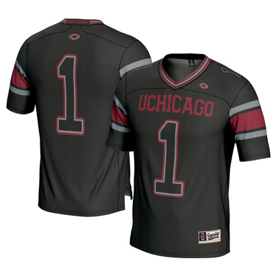 #1 UChicago Maroons GameDay Greats Football Jersey - Black