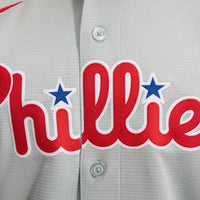 Philadelphia Phillies Bryce Harper Nike Gray Road Replica Jersey