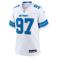 Detroit Lions Aidan Hutchinson Nike White Game Jersey