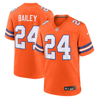 Denver Broncos Champ Bailey Nike Orange Retired Player Alternate Game Jersey