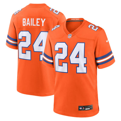 Denver Broncos Champ Bailey Nike Orange Retired Player Alternate Game Jersey