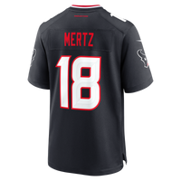 Houston Texans Graham Mertz Nike Navy Team Game Jersey