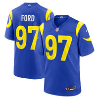 Los Angeles Rams Poona Ford Nike Royal Game Jersey