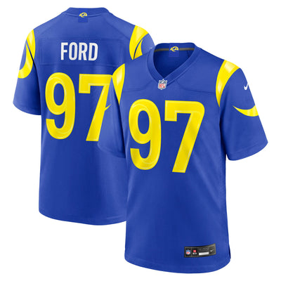 Los Angeles Rams Poona Ford Nike Royal Game Jersey