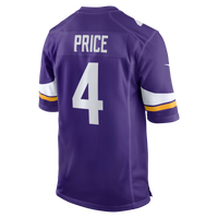 Minnesota Vikings Myles Price Nike Purple Team Game Jersey