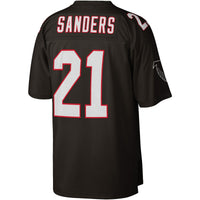 Atlanta Falcons Deion Sanders Mitchell & Ness Black Legacy Replica Jersey