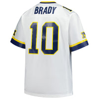 Tom Brady Michigan Wolverines Mitchell & Ness Big & Tall 1999 Legacy Jersey - White