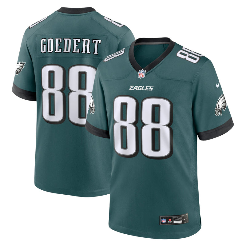 Philadelphia Eagles Dallas Goedert Nike Midnight Green Team Game Jersey