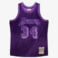 Los Angeles Lakers Mitchell & Ness Shaquille O'Neal 1996 Monochrome Swingman Jersey - Purple