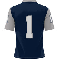 #1 New Hampshire Wildcats GameDay Greats Football Jersey - Navy