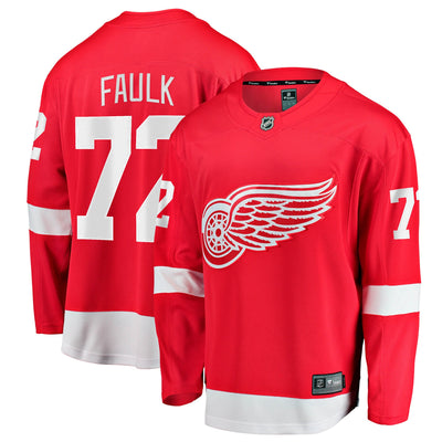 Detroit Red Wings Justin Faulk Fanatics Red Home Breakaway Jersey