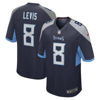 Tennessee Titans Will Levis Nike Navy Game Jersey