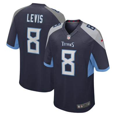 Tennessee Titans Will Levis Nike Navy Game Jersey