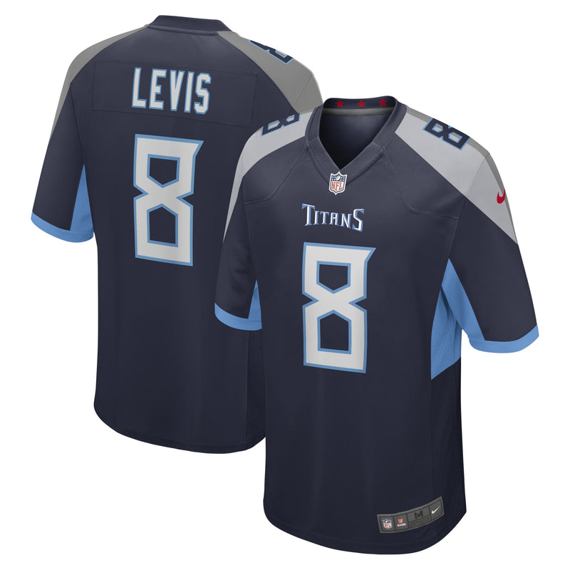Tennessee Titans Will Levis Nike Navy Game Jersey