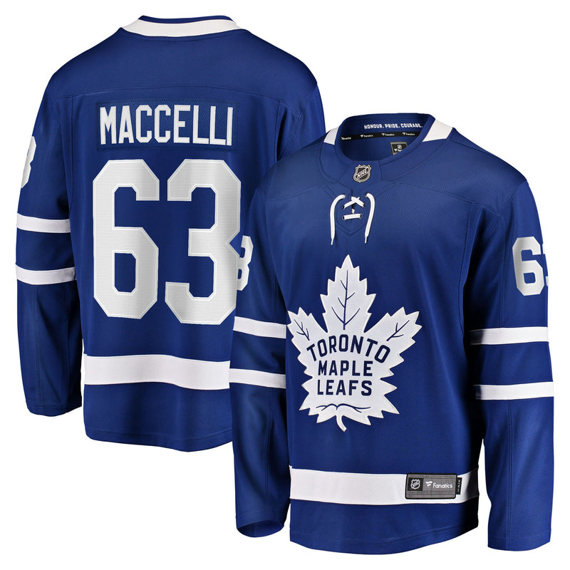 Toronto Maple Leafs Matias Maccelli Fanatics Blue Home Breakaway Jersey