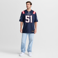 New England Patriots James Hudson Nike Navy Team Game Jersey