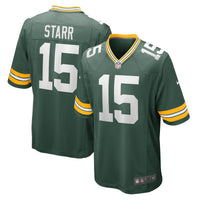 Green Bay Packers Bart Starr Nike Green Retired Player Game Jersey