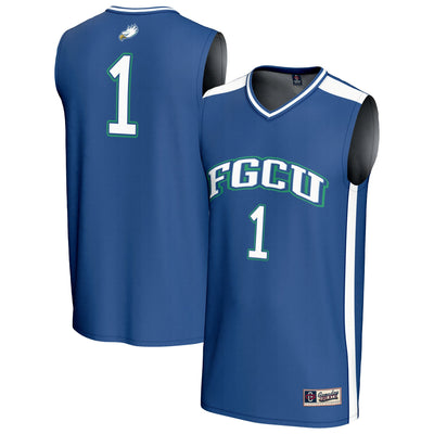 #1 Florida Gulf Coast Eagles GameDay Greats Lightweight Basketball Jersey - Blue