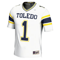 #1 Toledo Rockets GameDay Greats Endzone Football Jersey - White