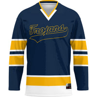 Central Alabama Community College Trojans GameDay Greats Hockey Jersey - Navy