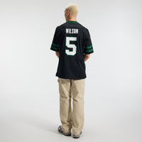 New York Jets Garrett Wilson Nike Legacy Black Alternate Game Jersey