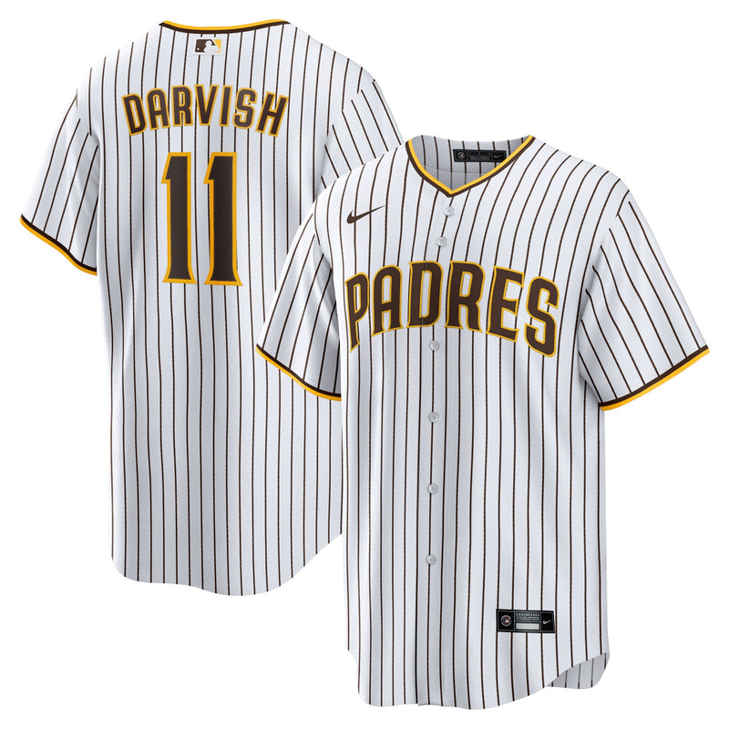 San Diego Padres Yu Darvish Nike White Home Replica Player Jersey