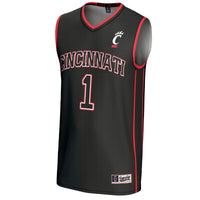 #1 Cincinnati Bearcats GameDay Greats Lightweight Basketball Fashion Jersey - Black