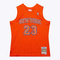 New York Knicks Mitchell & Ness Marcus Camby 2012 Day Authentic Jersey - Orange