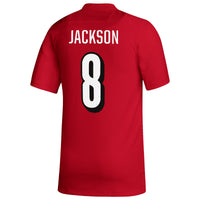 Lamar Jackson Louisville Cardinals adidas Replica Football Alumni Jersey - Red