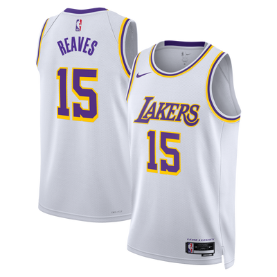 Los Angeles Lakers Nike Association Edition Swingman Jersey - White - Austin Reaves