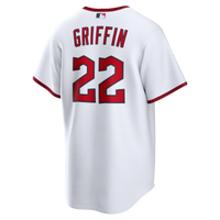 Cleveland Guardians Foster Griffin Nike White Home Replica Jersey