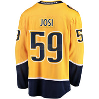 Nashville Predators Roman Josi Fanatics Gold Home Breakaway Jersey