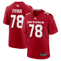 Arizona Cardinals Josh Fryar Nike Cardinal Team Game Jersey