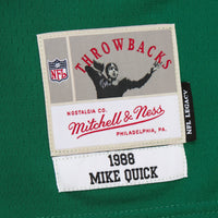 Philadelphia Eagles Mike Quick Mitchell & Ness Kelly Green Legacy Replica Jersey