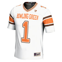 #1 Bowling Green St. Falcons GameDay Greats Endzone Football Jersey - White
